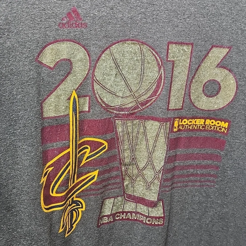 Adidas Cleveland Cavaliers 2016 NBA Champions Tee Shirt Medium